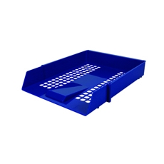 NP Contract Letter Tray Plastic Blue