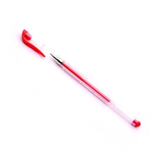 Red Gel Pens Medium Tip Pk10