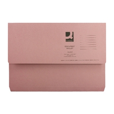 Document Wallet 220gsm Fc Pink Pk50