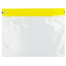 Zip Wallets A5 Yellow Pk25