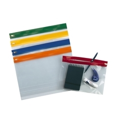 Zip Wallets 370x255mm Assorted Pk100 SK12814