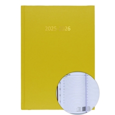 2025/26 ACADEMIC Diary A4 Page/Day YELLOW