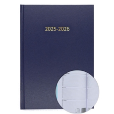 2025/26 ACADEMIC Diary A4 Week/View BLUE