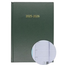 2025/26 ACADEMIC Diary A4 Week/View GREEN