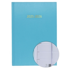 2025/26 ACADEMIC Diary A4 Week/View SKY BLUE