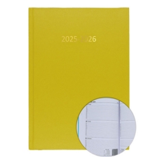 2025/26 ACADEMIC Diary A4 Week/View YELLOW