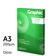 Graphic A3 Gloss Laminating Pouches 200 Micron (Pk of 100)