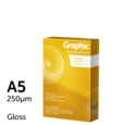 Graphic A5 Gloss Laminating Pouches 250 Micron (Pk of 100)