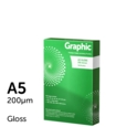 Graphic A5 Gloss Laminating Pouches 200 Micron (Pk of 100)