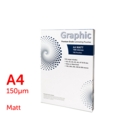 Graphic A4 Matt Laminating Pouches 150 Micron (Pk of 100)