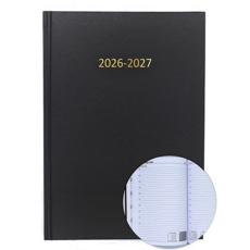 2026/27 ACADEMIC Diary A4 Page/Day BLACK