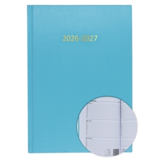 2026/27 ACADEMIC Diary A5 Week/View SKY BLUE