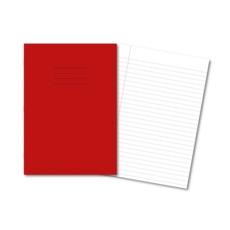 A4 Exercise Books * 10mm F/M 64Pg * Red