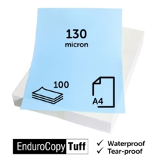 EnduroCopy Tuff A4 - 130 micron Paper, Matt Blue