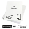 EnduroCopy Tuff A4 - Self Adhesive Paper, Gloss White