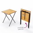 Premium Folding Exam Desk 600x600mm Beech