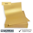Certificate Metallico A4 Gold
