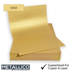 Certificate Metallico A4 Gold