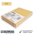 Certificate Metallico A4 Gold