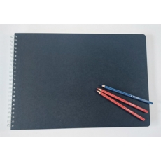 Sketch Book A3 Landscape Black 100 page