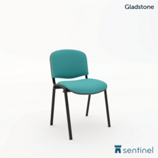 Gladstone Classroom Chair with upholstered seat and back