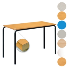1200x600mm Crush Bent C lassroom Table MDF Edge 760mmH