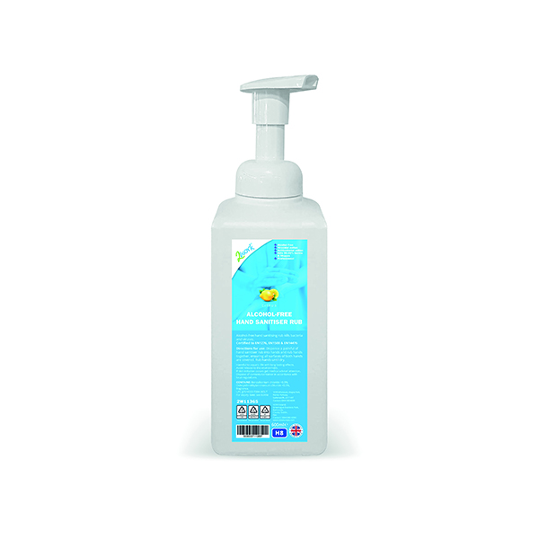 2Work Hand Sanitiser Alc-Free 600ml