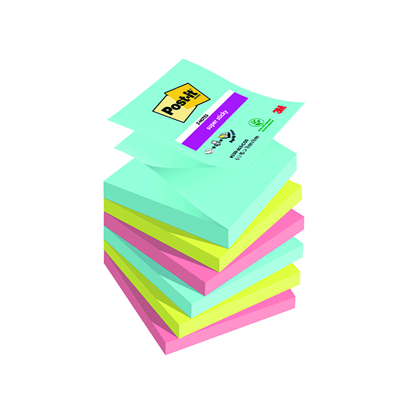 Post-it S/S Z-N 76x76 90S Cosmic Pk6