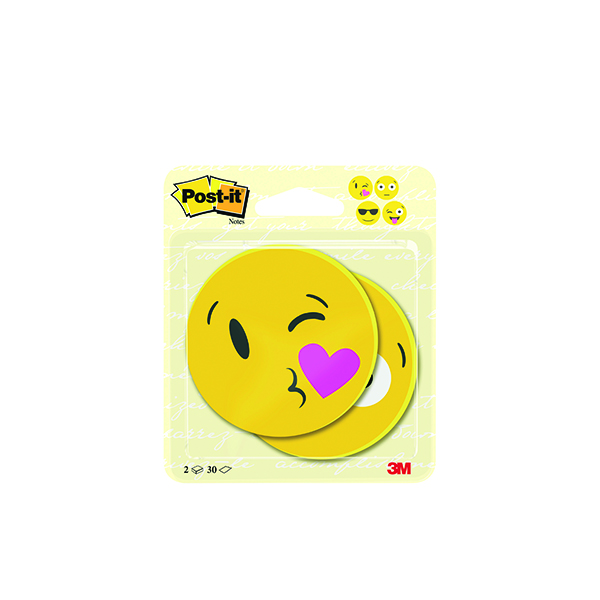 Post-it Note Emoji 30 Sh 70x70 Pk2