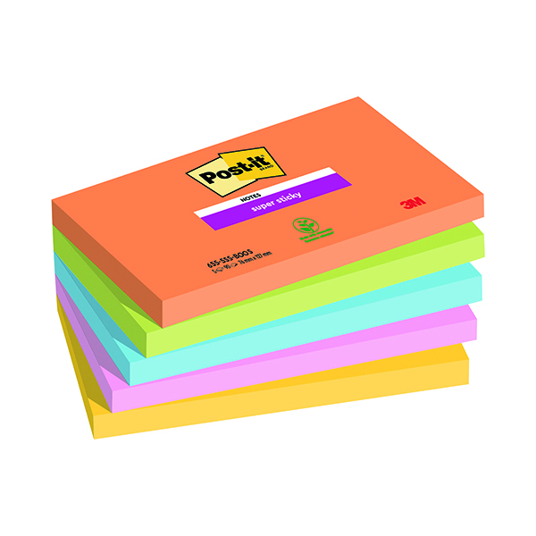 Post-It Boost 76x127mm 90 Sheets Pk5