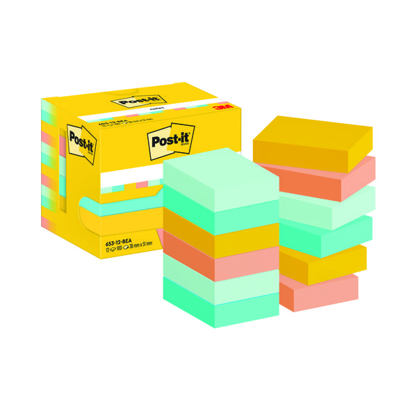 Post-it Beachside 38x51mm x100 Pk12