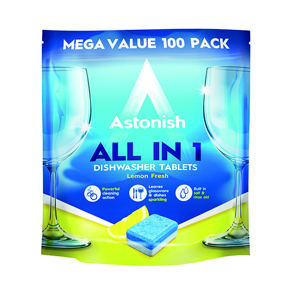 Astonish All in 1 Dishwshr Tabs P100