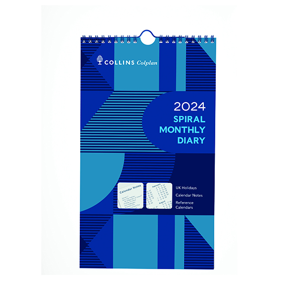 Collins Spiral Monthly Diary 2024 64