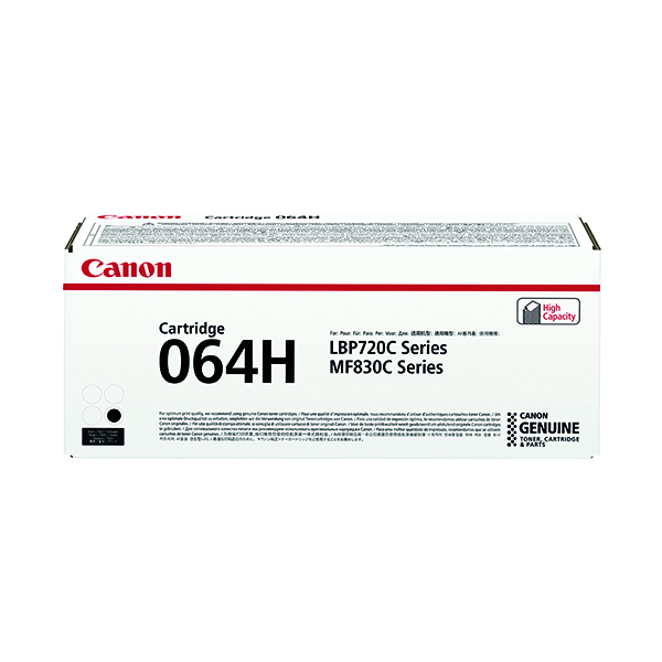 Canon 064H Toner Cart HY Black