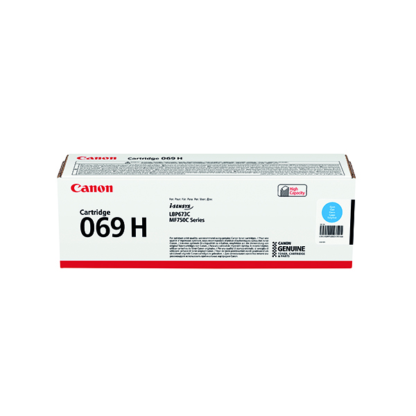 Canon 069H Toner Cartridge HY Cyan