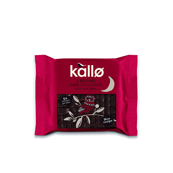 Kallo Dark Choc Rice Cake 2Pk Pk30