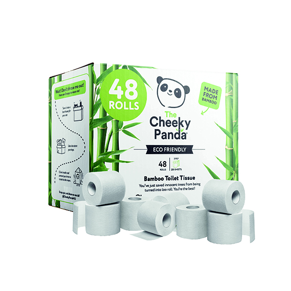 Cheeky Panda Toilet Tissue 200S Pk48