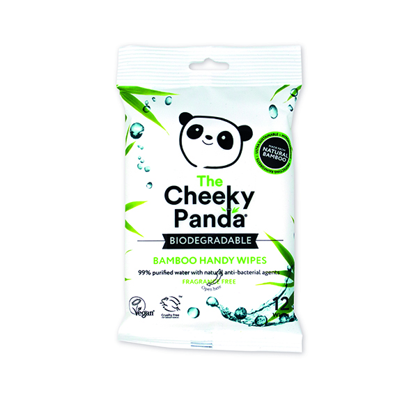 Cheeky Panda Handy Wipes x12 Pk72