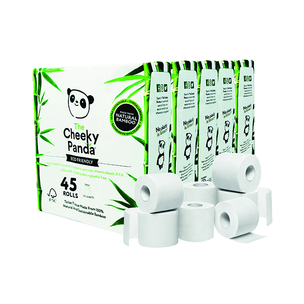 Cheeky Panda Toilet Tissue 5x9pk P45