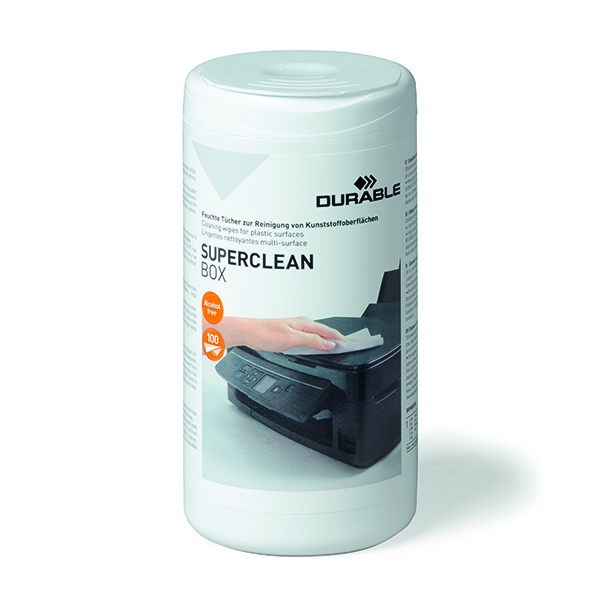 Durable Superclean Clng Wipes Pk100