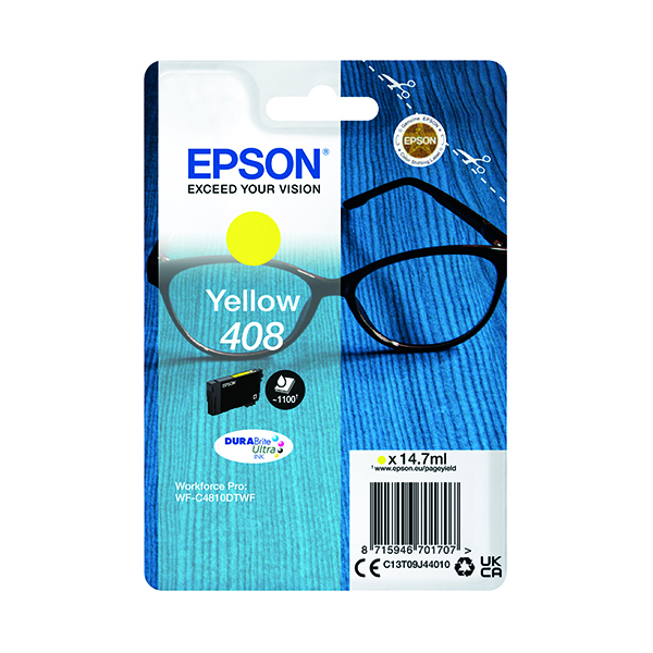 Epson 408 Ink Cartridge Yellow