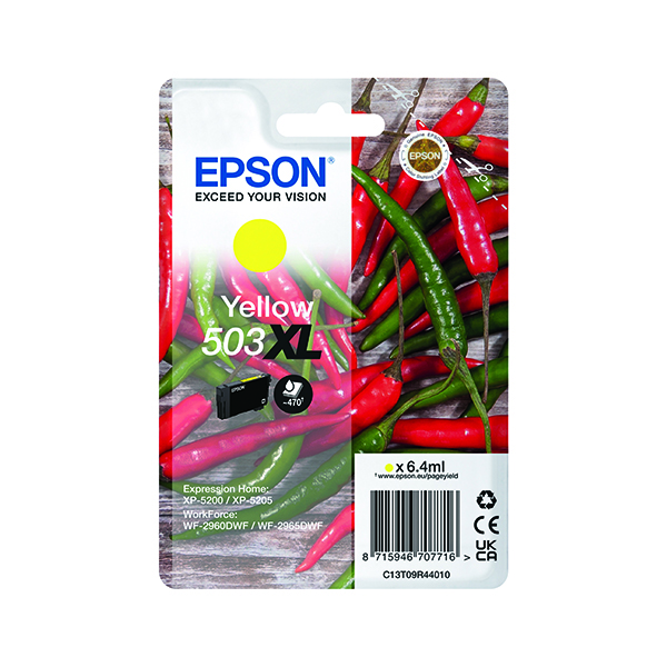 Epson 503XL Ink Cartridge HY Yellow