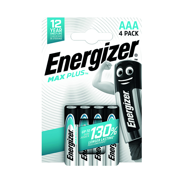 Energizer Max Plus AAA Battery Pk4