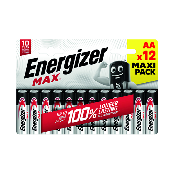 Energizer Max AA Battery Pk12