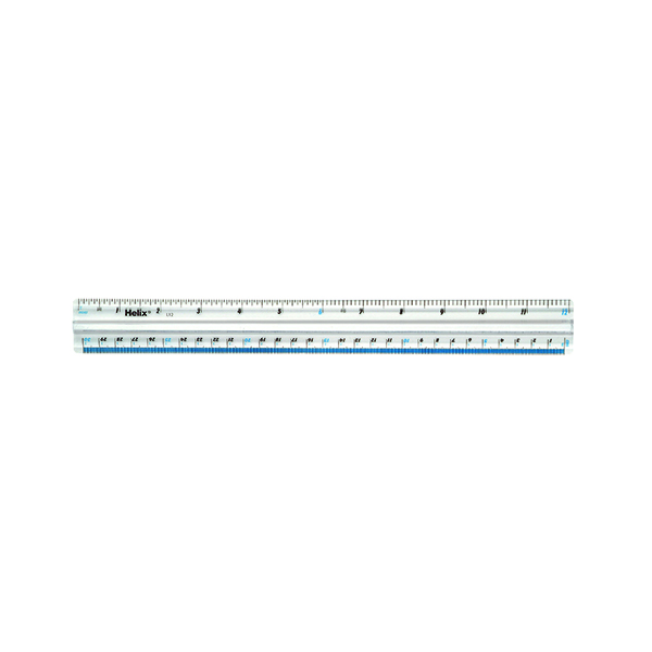 Helix Shatter Resist Ruler 30cm Pk10