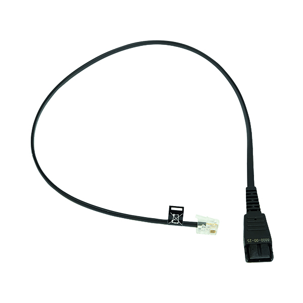 Jabra QD to Modular RJ9 Extn Cord