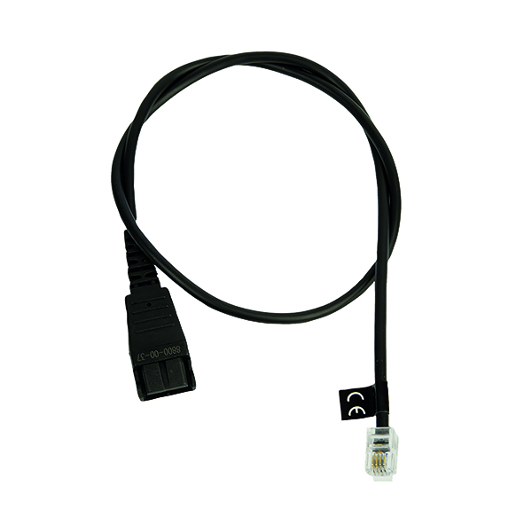 Jabra QD to Modular RJ Ext Cord