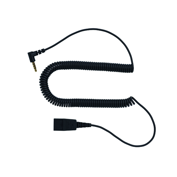 Jabra QD to 2.5mm Jack Coiled Cord