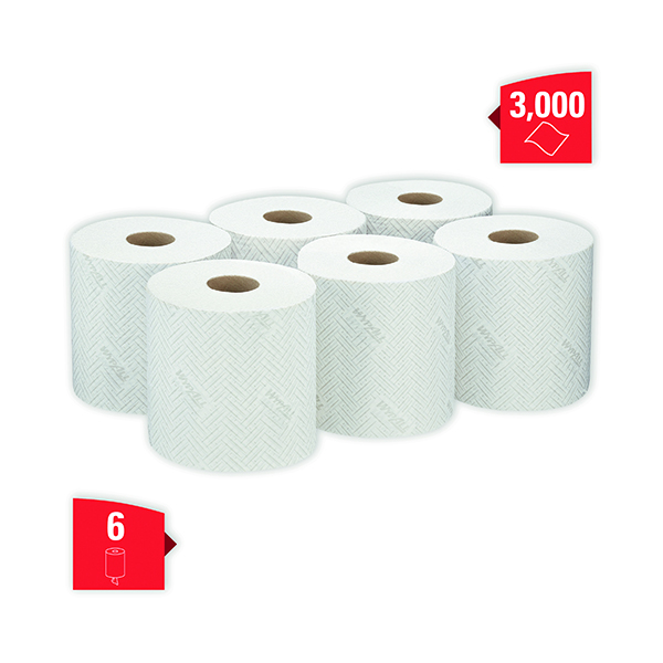 Wypall L10 Wiper Roll 400/Sht Wht P6