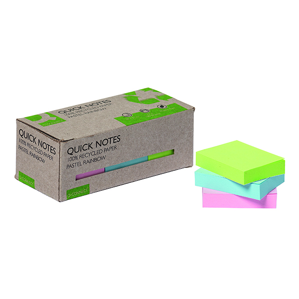 Q-Connect Rcyc Notes 38x51 Pstl Pk12